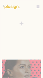 Mobile Screenshot of plusign.com